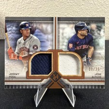 2023 Topps Museum Collection - Dual Meaningful Material Relics Jose Altuve,...