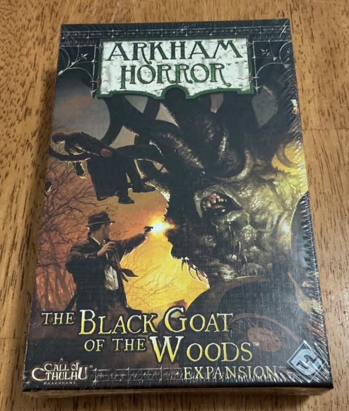 NEW Factory Sealed Black Goat of the Woods Expansion Arkham Horror Board Game