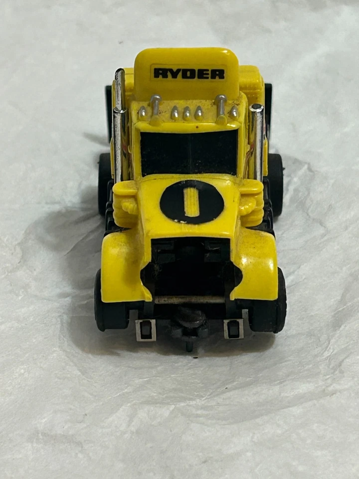 AURORA AFX SLOT CAR HO PETERBILT RYDER CAMIÓN DE MUDANZA SEMI Foto 3 de 4