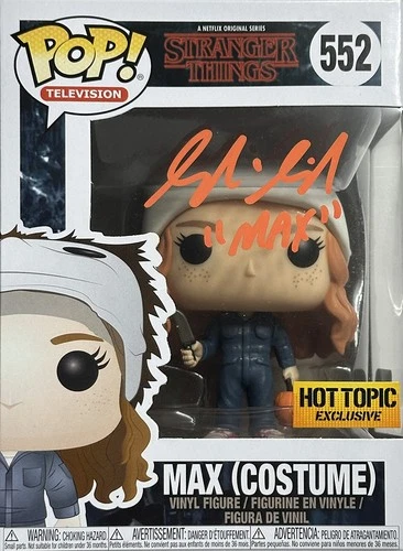 🔥Funko Pop! Stranger Things: Max (Costume) #552 Rare Signed Sadie Sink W/COA!🔥