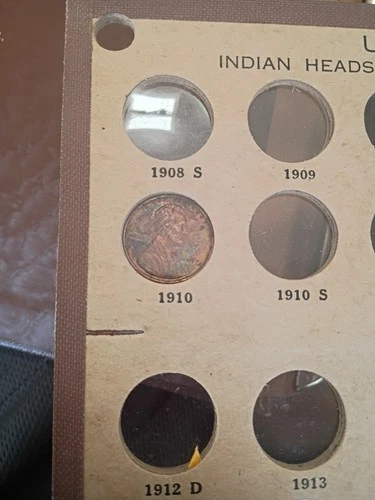 1910 Lincoln Wheat Penny, No Mint Mark, Circulated, Uncertified