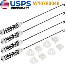4pcs W10780048 Washer Suspension Rod Kit (23.6in) for Whirlpool Kenmore Amana