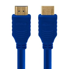 1.5FT Blue HDMI Cable 28AWG High-Speed Male C...