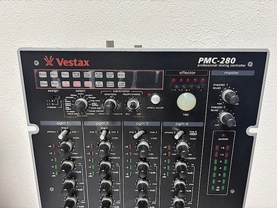 【美品】Vestax PMC-280 アナログDJミキサー VESTAX PMC-280 DJ MIXER WITH EFFECTS VOCODER Confirmed Operation