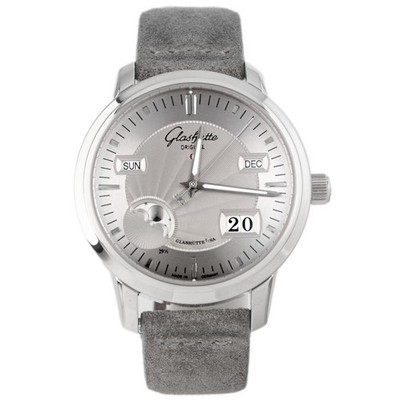 Glashutte Senator Perpetual Calendar Steel Silver 40mm 100-02-03-02-04 Full Set