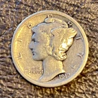 1917 P Mercury Dime Silver Circulated Business Strike Uncertified