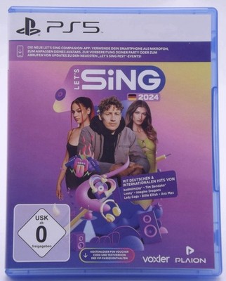 Let`s Sing 2024 (Sony PlayStation 5) PS5 Spiel in OVP - SEHR GUT