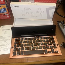 Geyes Folding Bluetooth Keyboard Rose Gold