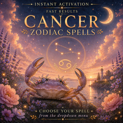 Same Day Spell Casting   Zodiac Energy Targeted for Cancer Star Signs