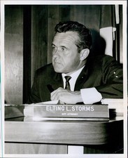 1966 Elting Storms City Attorney Business Man Miami Herald Florida 8X10 Photo