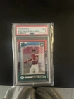 Panini 2024 Donruss Rated Rookie Jayden Daniels #389 Red & Green Prizm PSA 9