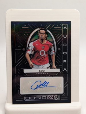 2022-23 Panini Obsidian Soccer Aurora Edu Arsenal AUTO AA-EDU /199