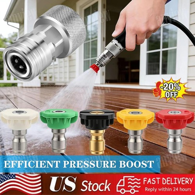 #ad #ad Garden Hose to Pressure Washer Adapter 3 4quot; GHT to 1 4quot; Quick Connect Stainl... $18.04
