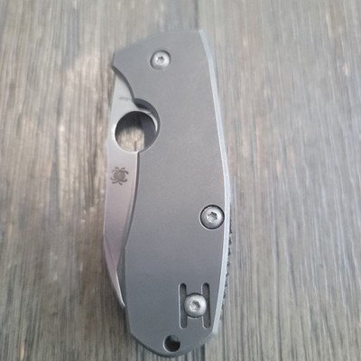 Spyderco Techno 2 Titanium Folding Pocket Knife CTS-XHP