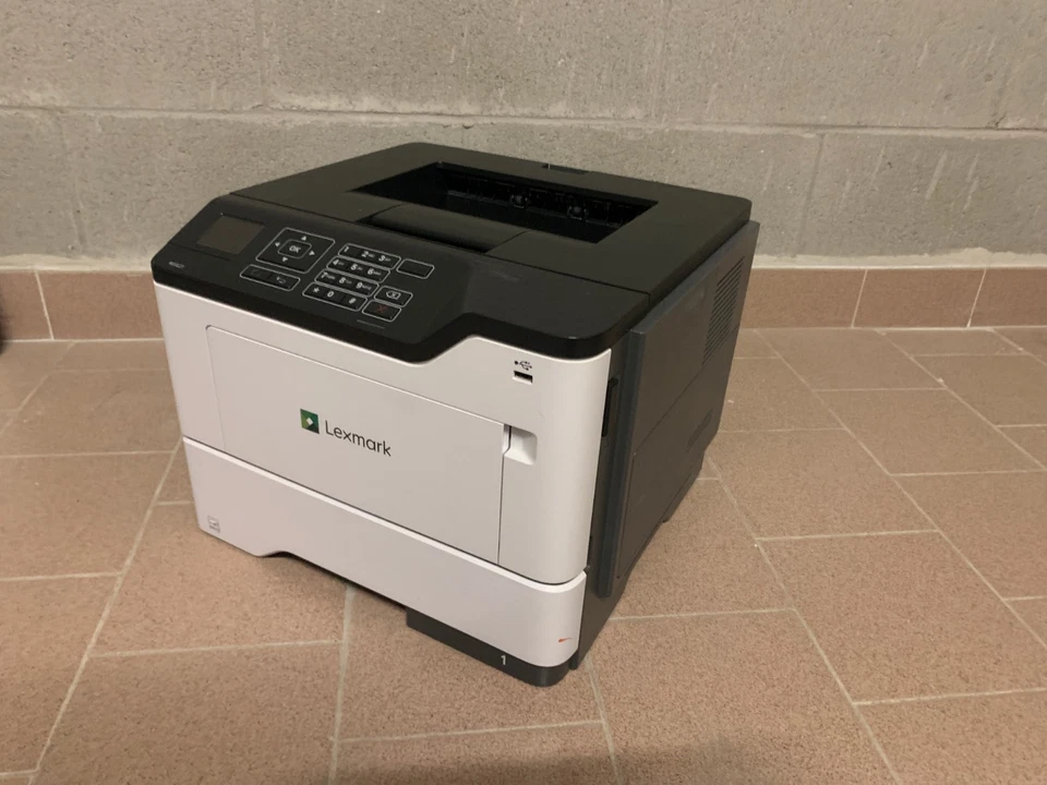 Lexmark MS621dn Stampante Monocromatica Laser SENZA TONER e TAMBURO - Immagine 3 di 4