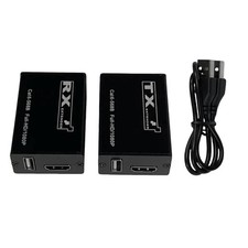 Neu 30M USB KVM HDMI Extender RJ45 Cat6 Ethernet Netzwerkkabel Zubehör
