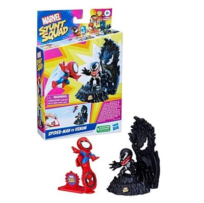 Hasbro Marvel Stunt Squad Spielset Spider-Man vs. Venom - NEU