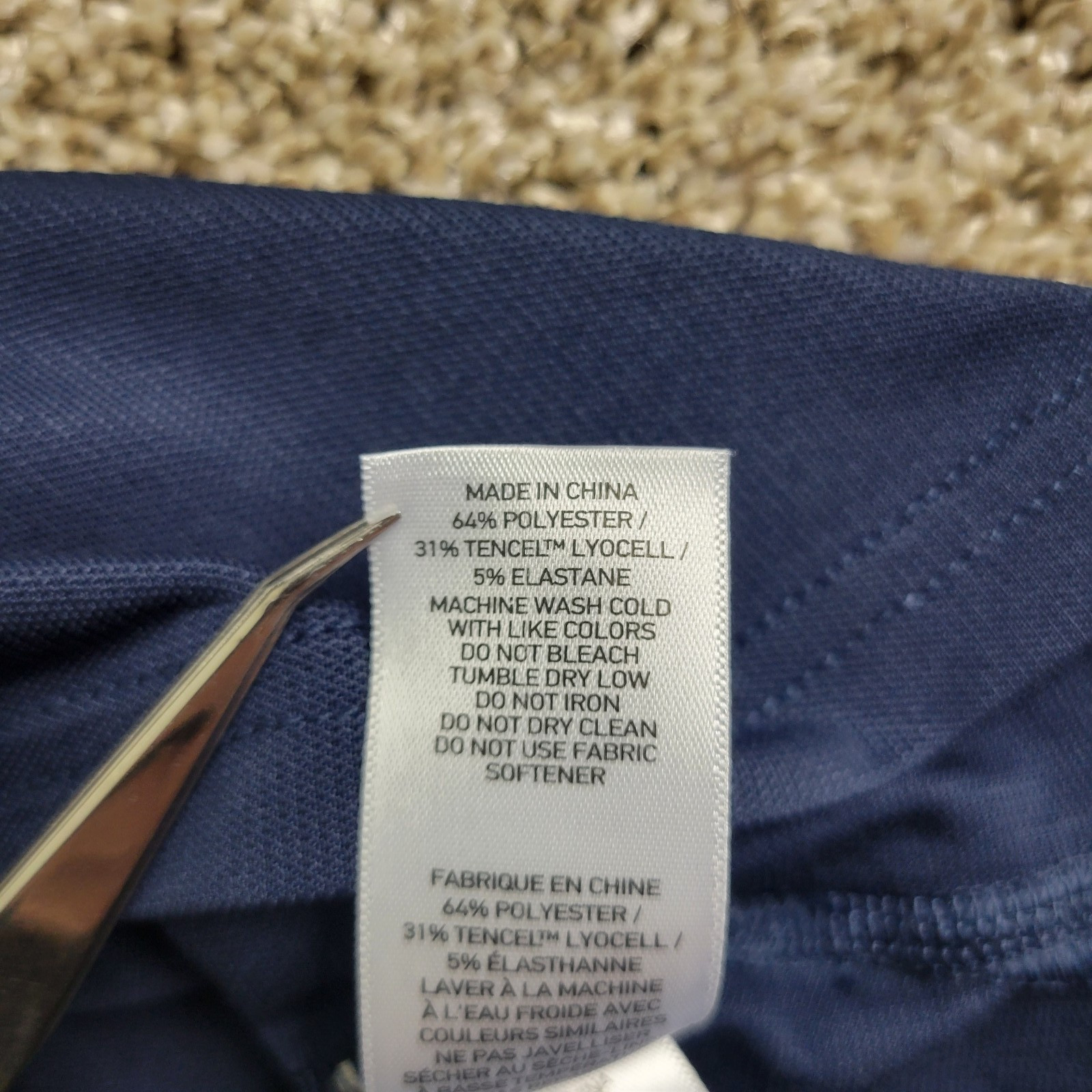 Rhone Mens Large Solid Navy Performance Stretch G… - image 5