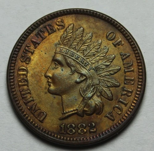 1882 Indian Head Cent BU MS Uncirculated