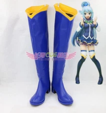 KonoSuba God’s Blessing on this Wonderful World Aqua Cosplay shoes costom  {Q}