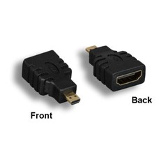 Kentek HDMI Female to Micro HDMI Male Adapter for Digital-Camera Tablet HDTV
