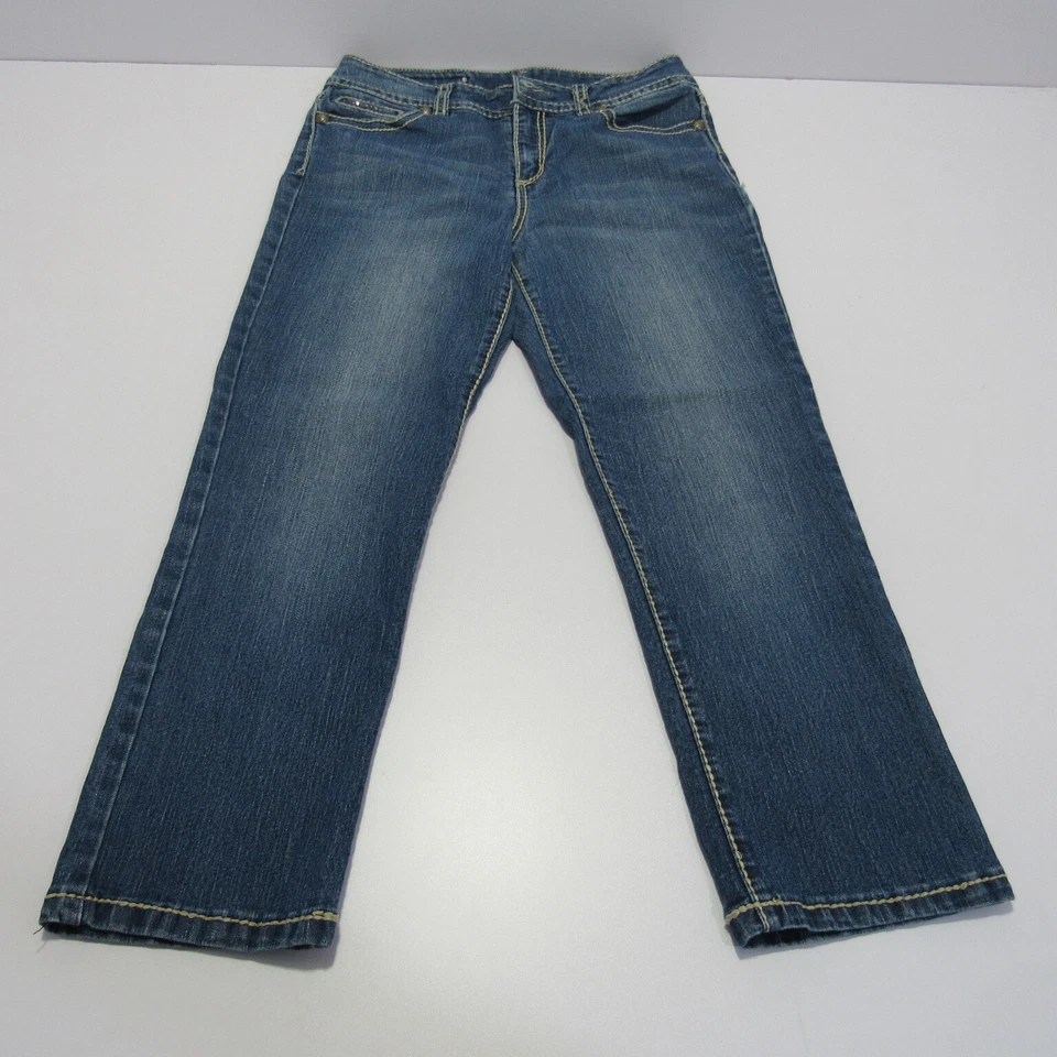 Code Bleu Womens Regular straight Ankle Stretch W30 / L26  UK 12 REF (M17359 - Image 4 of 4