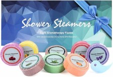 Set of 8 Shower Steamers, Aromatherapy Relaxing Gift for Women w/Essential Oils