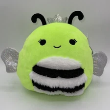 Squishmallow Official Kellytoy Plush Black Light Sunny the Bumble Bee 8" NWT