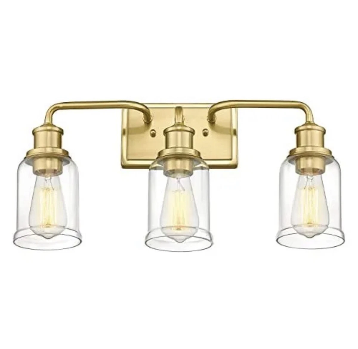 Brushed gold 2024 sconces vanity