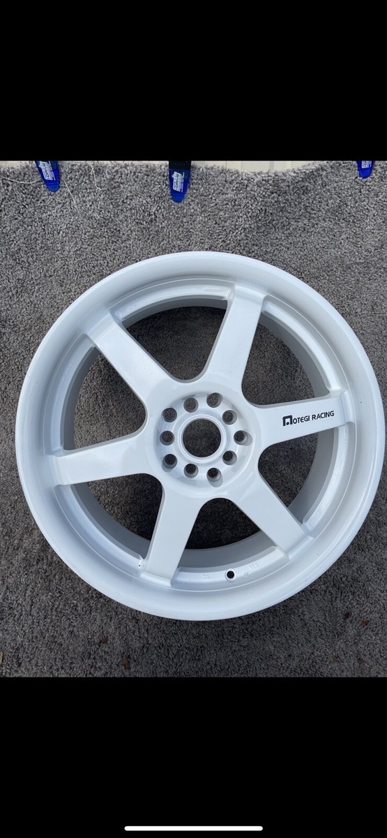 18” Motegi Racing White Wheels 2064-8717 18x7 Rim 6 Spoke 5x100