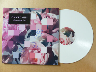 CHVRCHES signed autograph signed on ''EVERY OPEN EYE'' vinyl record LP
