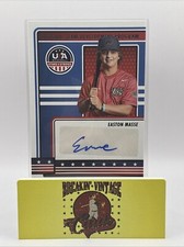 2023 PANINI USA BASEBALL STARS & STRIPES Easton Masse AUTO NTDP-EM