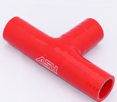T-Stück, Silikonverbinder, Adapter, Silikonschlauch, LLK - ROT
