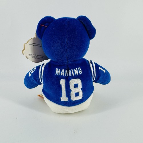 RARE Peyton Manning NFL Colts Team Pigskin Bears Authentic Vintage Plush 1999 - Picture 2 of 8