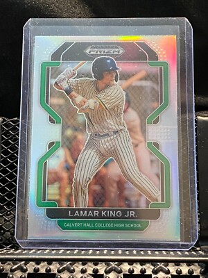 Lamar King Jr. 2022 Prizm Draft Silver Prizm - #120 Padres