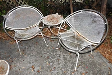 SALTERINI TETE' A TETE' Radar Chairs with Table Set ORLANDO Florida Pick-Up Only