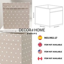 Caja IKEA DRNA BeigePunteado 33x38x33 cm