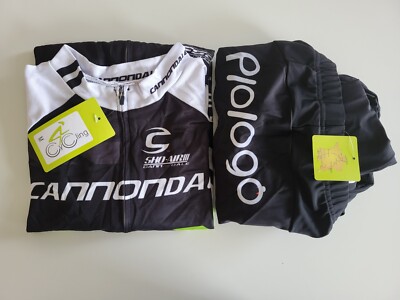 Herren Fahrradbekleidung langarm Radtrikot lange Hose mit Sitzpolster Trikot-Set