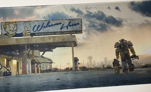 Fallout 4 Pip Boy Welcome Home Bethesda Gaming PC Desk Mat Mouse Pad Jumbo