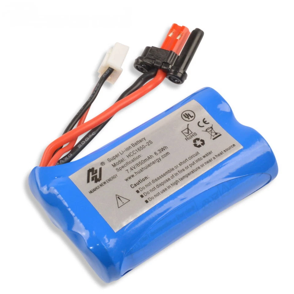 Batterie LI-ION 850mAh Lame Comanche, FT007 Hors-Bord, Heli Beluga, Syma X6-X9 - Photo 1/1