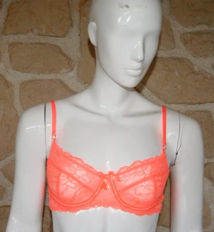 soutien gorge orange neuf taille 85C marque Undiz eBay