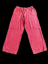 Planet Sleep Pajamas Boys Size Medium White And Red Checkers Drawstring Comfort