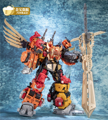 JINBAO MMC Feral Rex Predaking 5in1 Action Figure Oversized NEW Ver Upgrade Kits