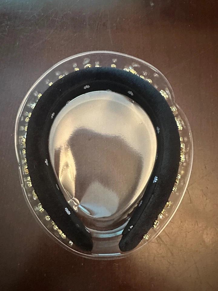 Diadema Alice adornada Lele Sadoughi Jet (nueva con tapa antipolvo, agotada) Foto 3 de 4