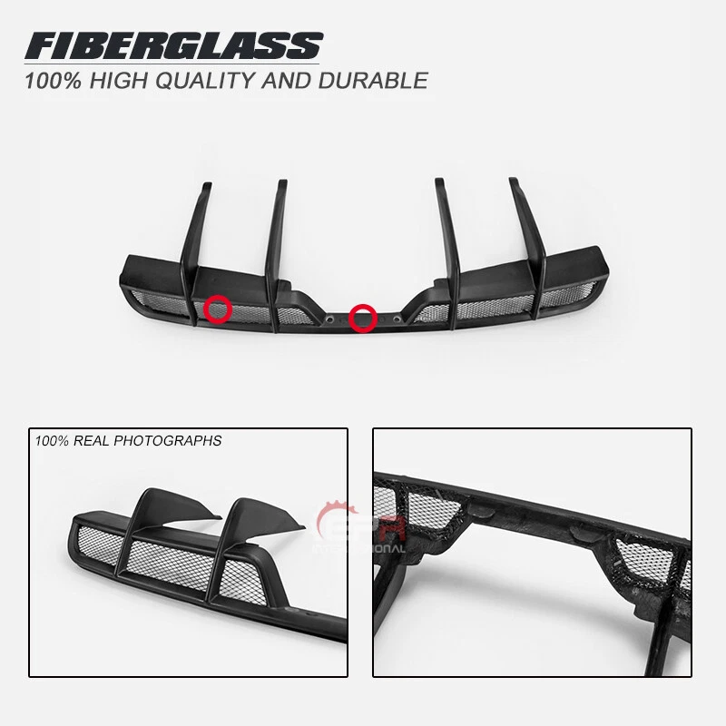 OE Style Fiberglass Rear diffuser kit For 04-11 Lotus Exige S3 Elise Foto 3 de 4