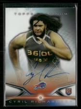 2014 Topps Platinum #62 Cyril Richardson Autographs Refractors Auto