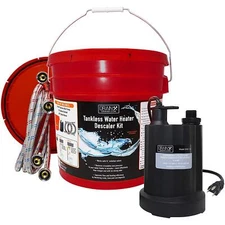 Tankless Water Heater Descaler Kit, Just Add Vinegar