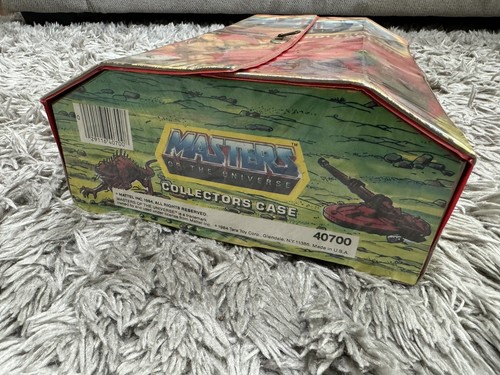 1984 Vintage He-Man Masters Of The Universe MOTU Red Carrying Case With 2 Trays - Bild 5 von 8