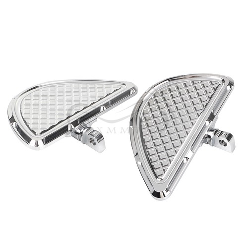 CNC Cut Passenger Floorboards For Harley Touring Road King Street Glide Softail - Foto 9 di 16