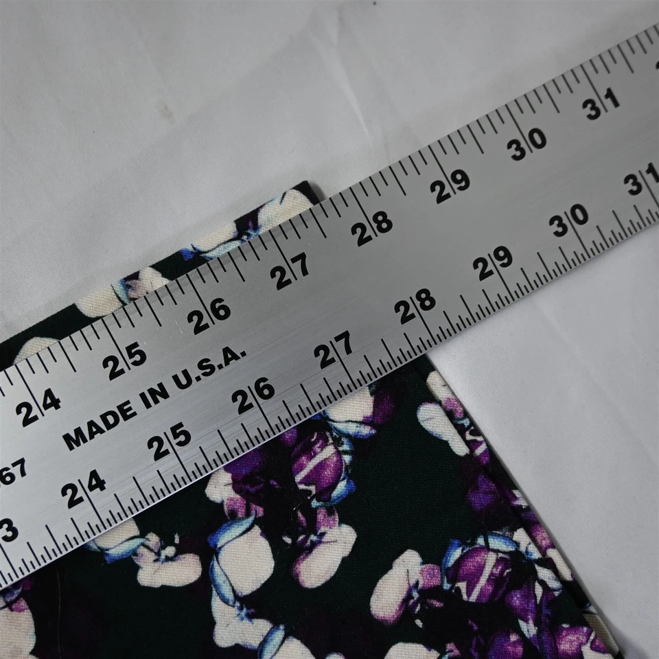 Banana Republic 10 Floral Sloan Mid Rise Skinny Ankle Womens Dress Pants - Image 4 of 4